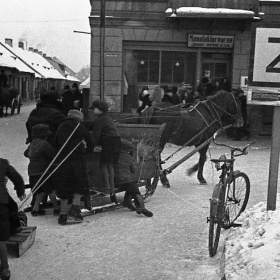 1941 Turek - Rynek i ul. Kalis...