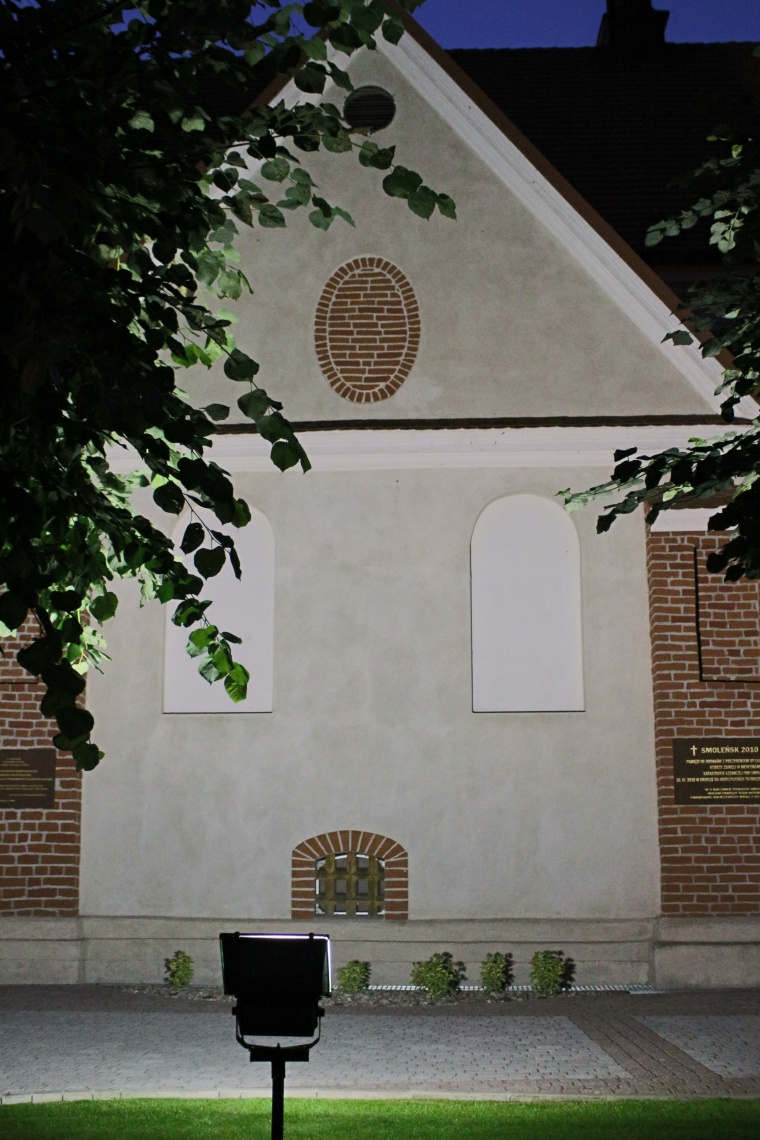 Ściana Gotyckiego Kościoła w Brudzewie